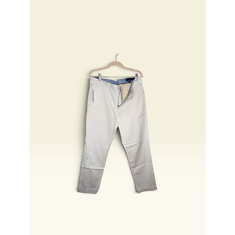 Polo Ralph Lauren Men's Slim Stretch Chino Pants White 36x30 NWT